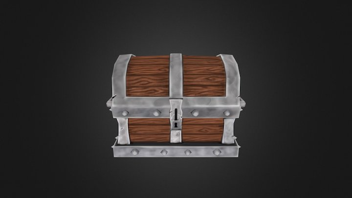 Treasure Chest 3D Model