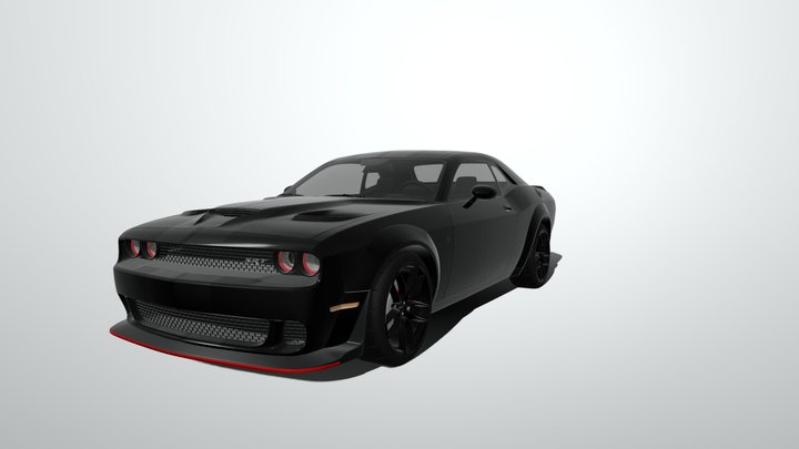 2018 Dodge Challenger SRT Hellcat 3D Model