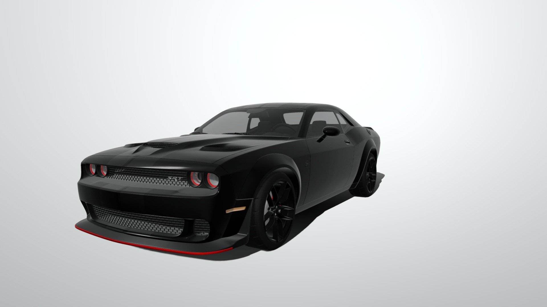 2018 Dodge Challenger SRT Hellcat - Download Free 3D model by