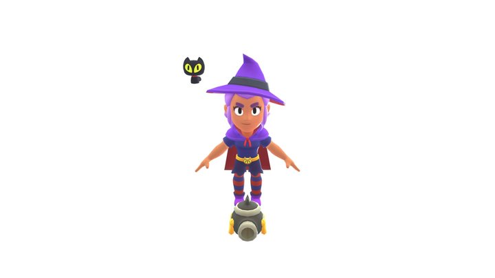 Witch Shelly 3D Model