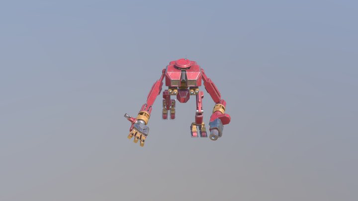 Robot texturing 3D Model