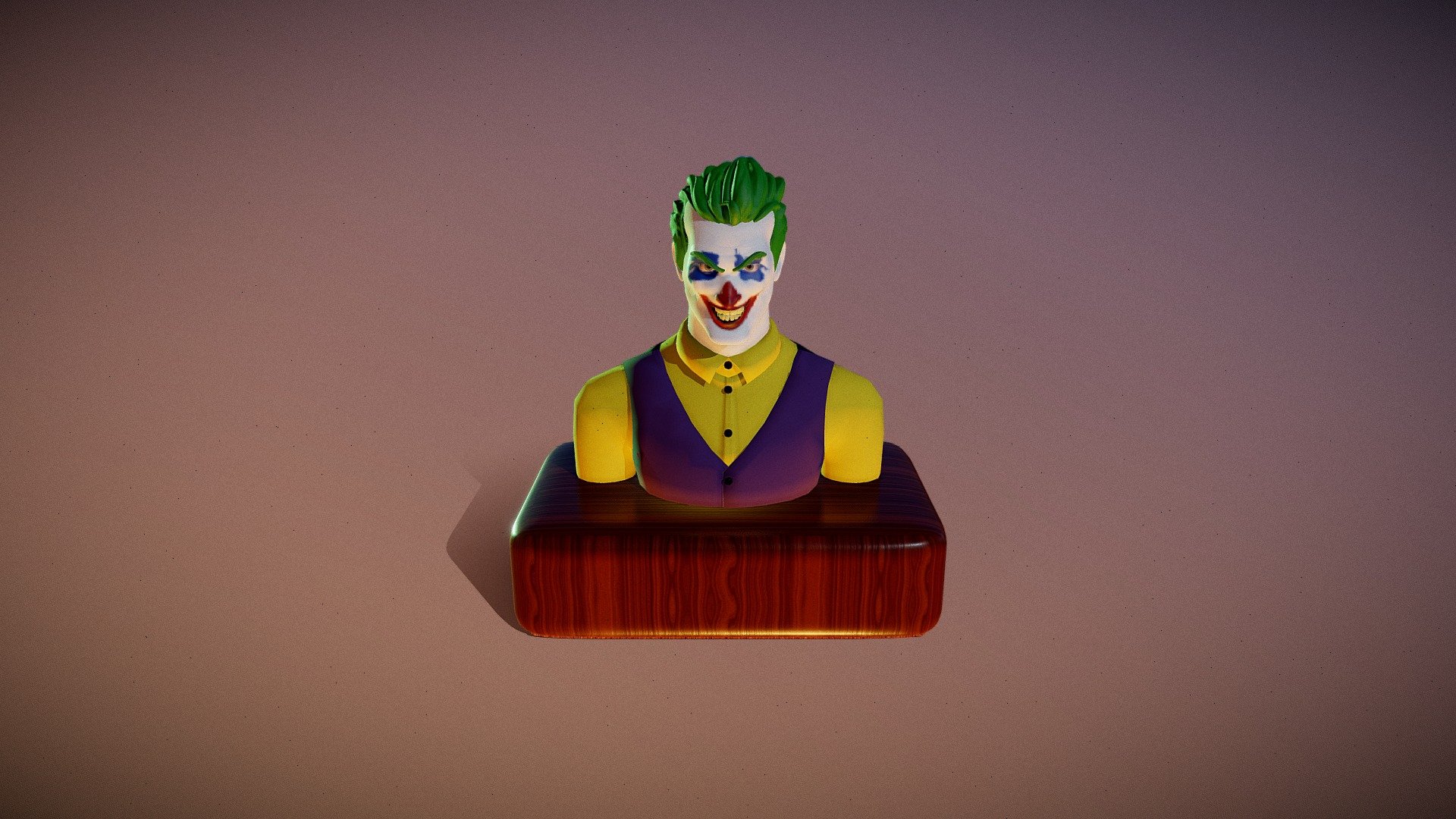 joker bust Download Free 3D model by Mr A McBride (lobsterfuric