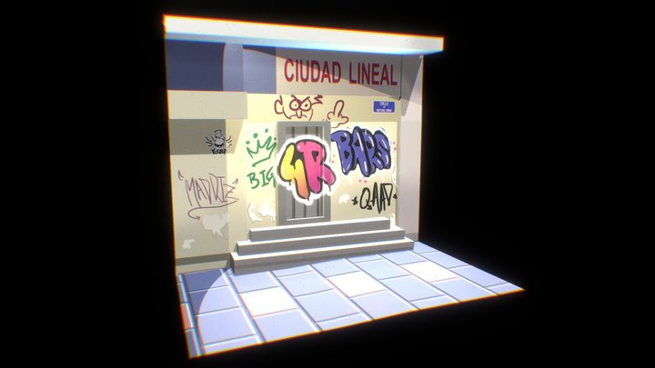 A little Madrid spot 3D Model