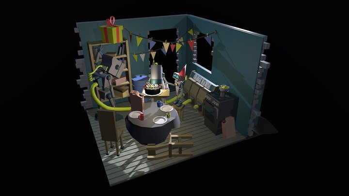 Daily Emotions Marathon (Day I) 3D Model