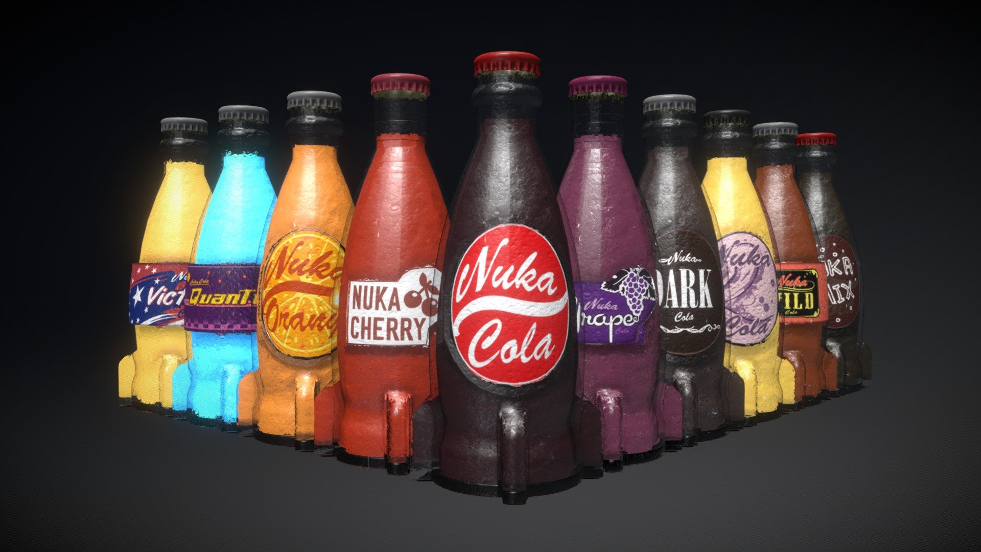Nuka-Cola: All Flavours (Fallout 4) - 3D model by Angel Cormier  (@angelcormier) [e31d8dd]