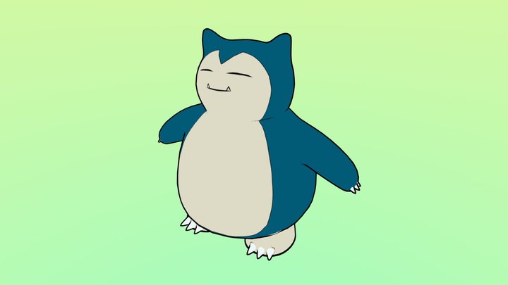 Snorlax 3D Model