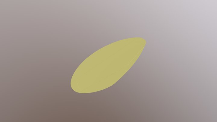 Potato Chip 3D Model