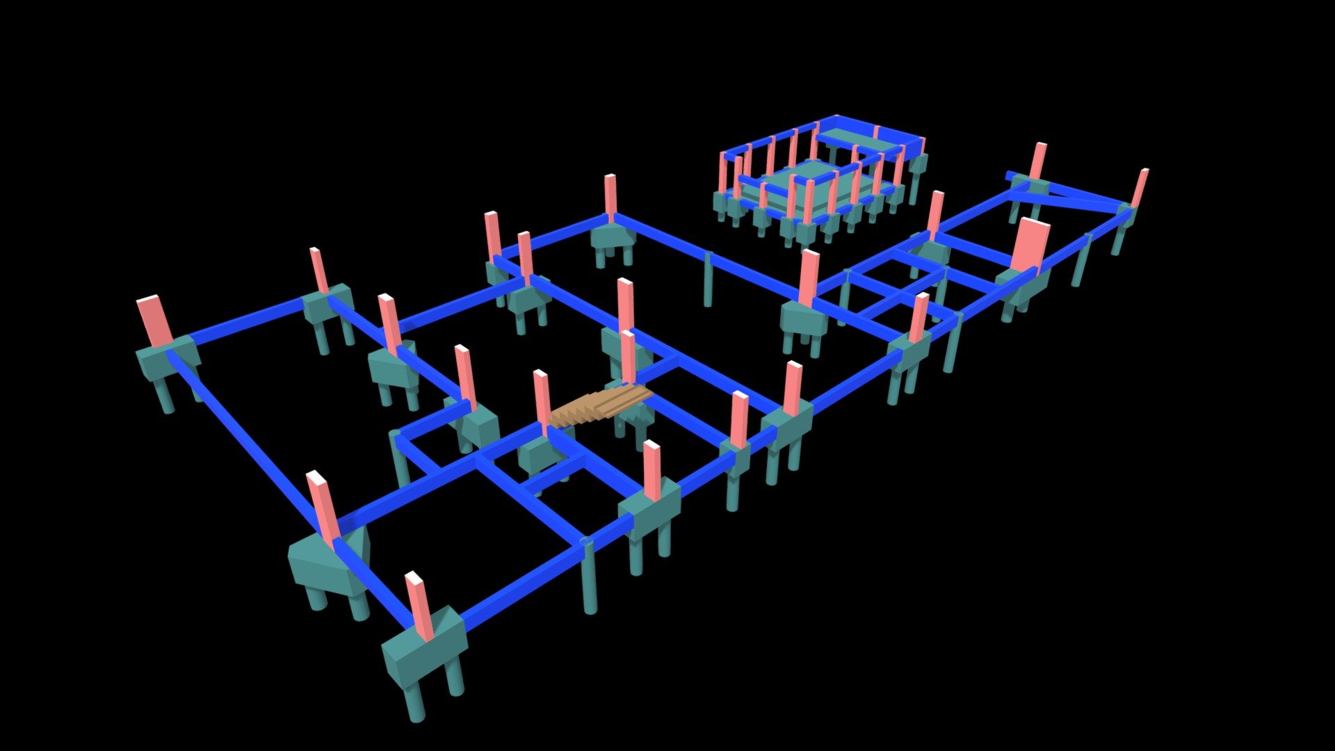 3D FUNDAÇÃO - UPAR SKETHFAB