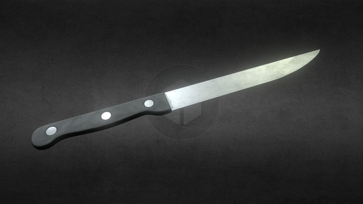 Kitchen Knife 3D Model