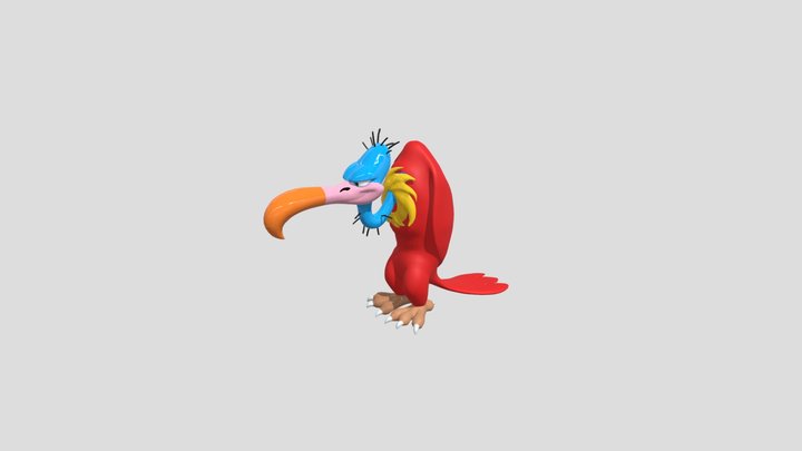 Hunter Bird 3D Model