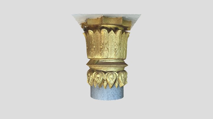 Mẫu Cột Sảnh đậu Xe 3D Model