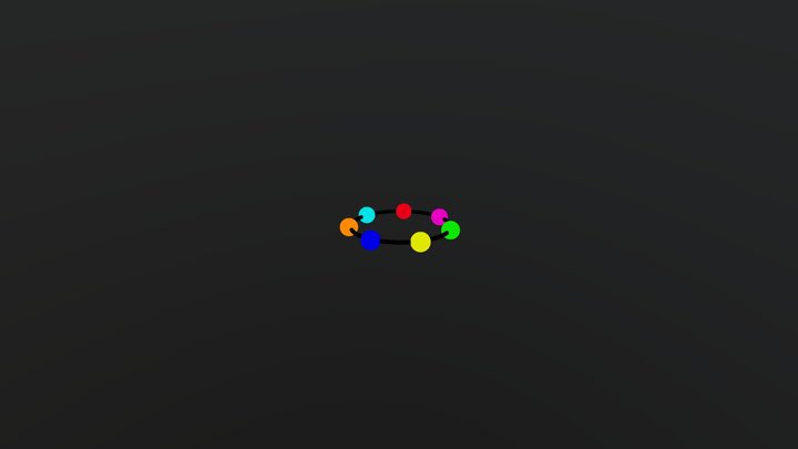 Ring with beeds 3D Model