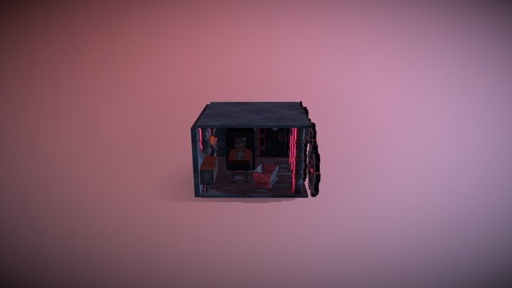 Steampunk Room 3D Model