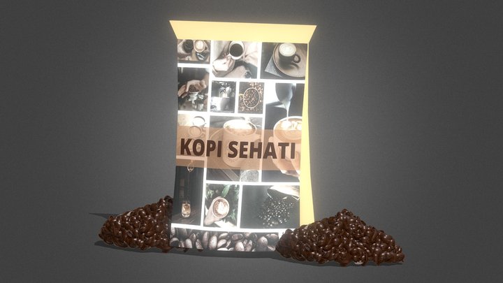 Biji Kopi 3D Model