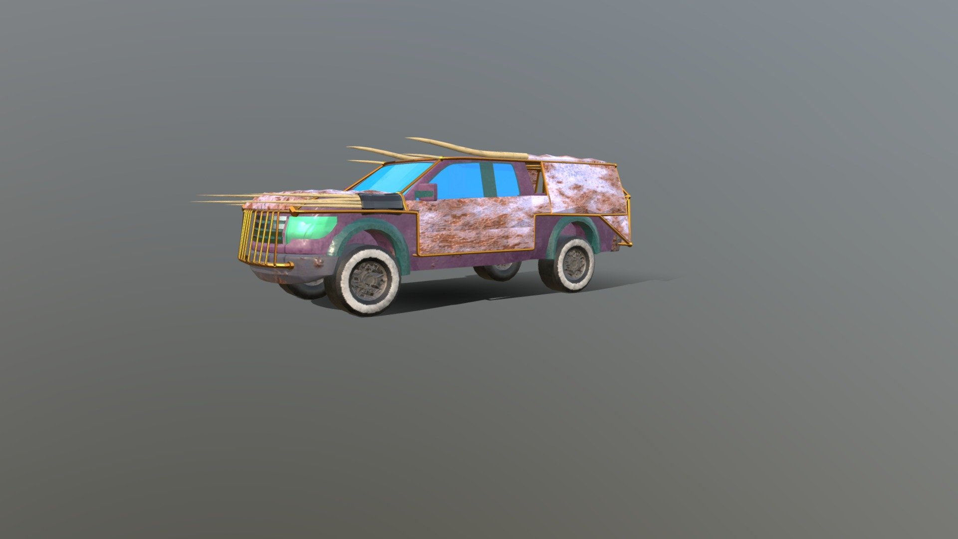 Test Armor and textures for truck