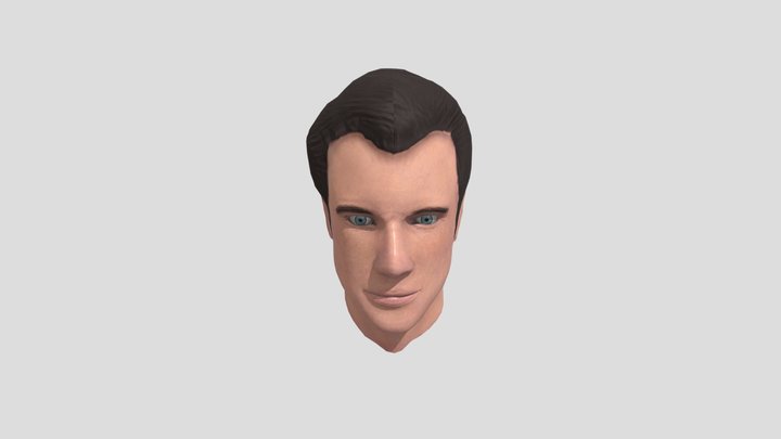 Henry Cavill Character Bust 3D Model