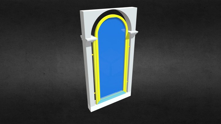 Окно для витража 3D Model