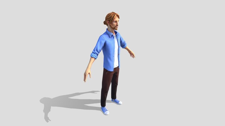 Game ready character 3D Model