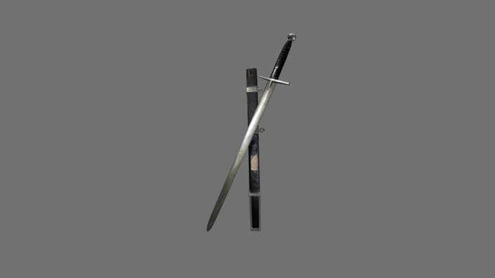 Paloš mesta Rimavská Sobota 3D Model
