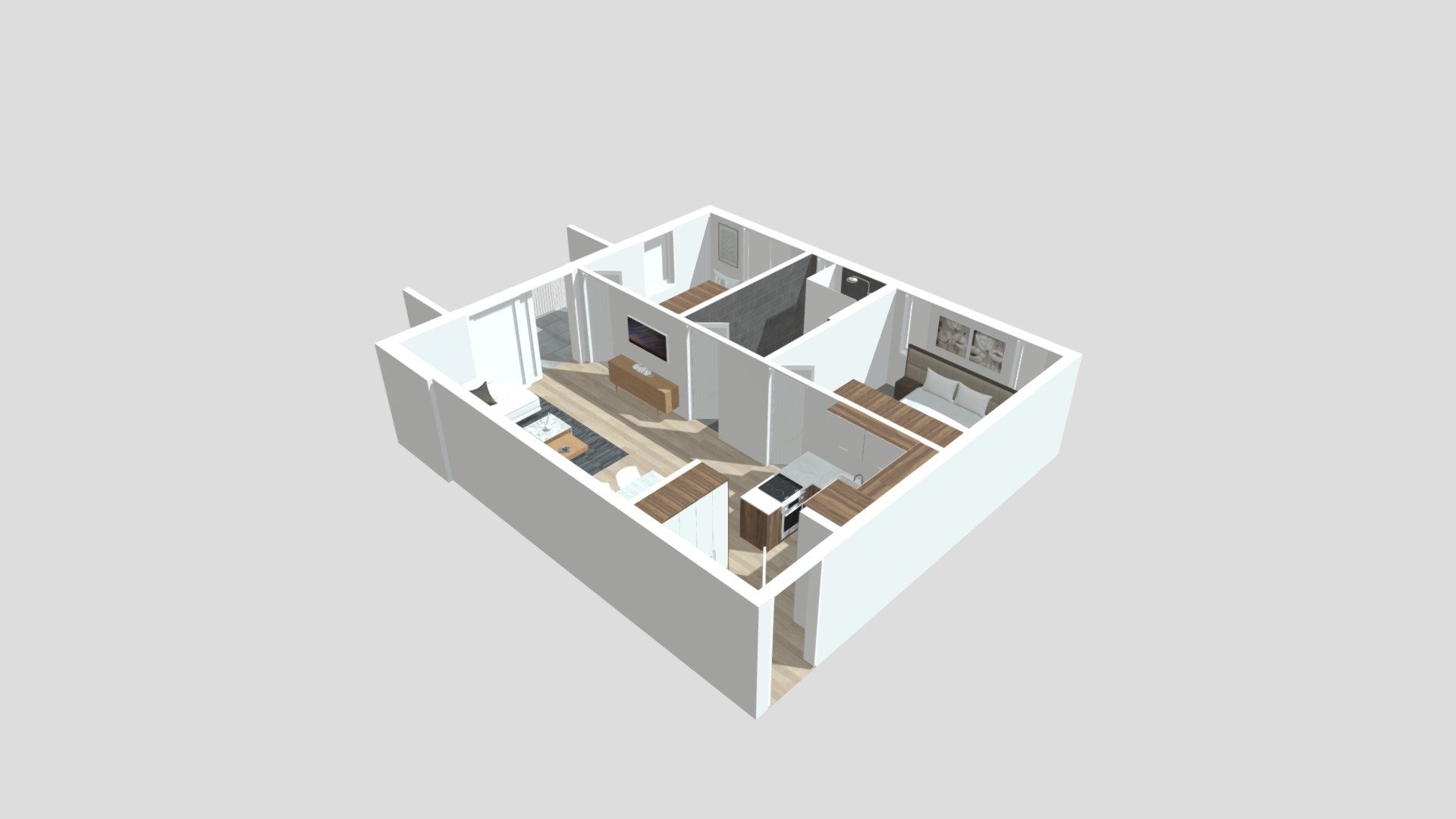 Dvergholt 5 - 102 - 202 - 302 - 402 — Sketchfab embed 3D viewer