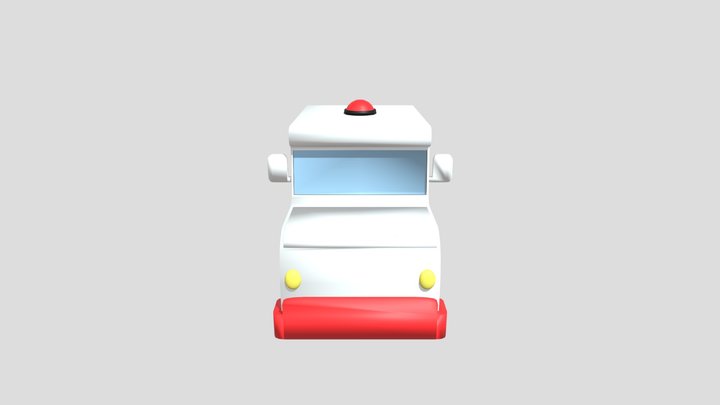 Ambulance Lowpoly