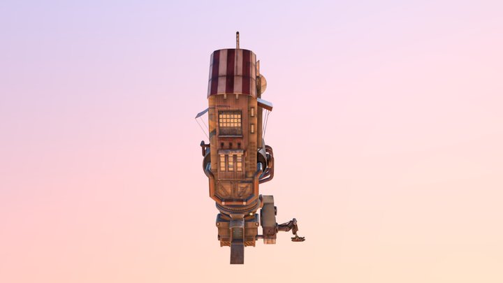 Dunewalker - Robot House 3D Model