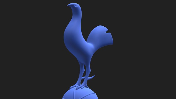 Tottenham Hotspur F.C. crest 3D Model