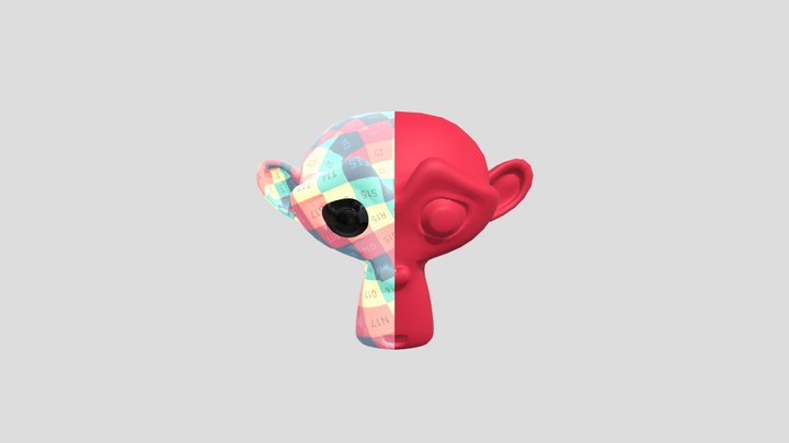 Test Monkey 3D Model