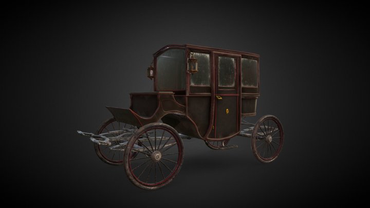 Victorian Carriage 3D Model