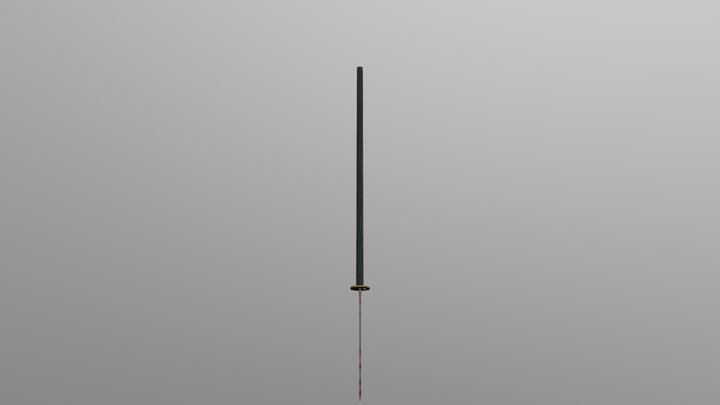 Naginata Model 3D Model