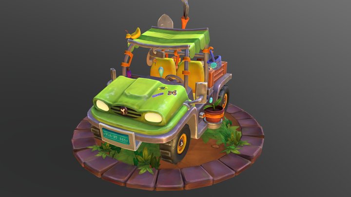 The Planting Vehicle 3D Model