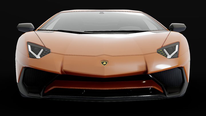 Lamborghini Aventador SV 3D Model