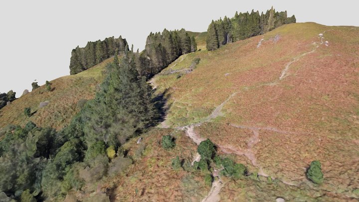 Hargrid's Hut, Filming location, HP3, Glencoe 3D Model