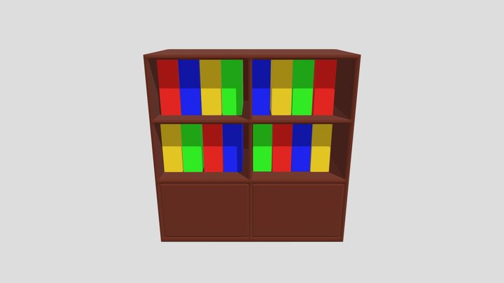 Bookshelf – Modello 3D gratuito STL