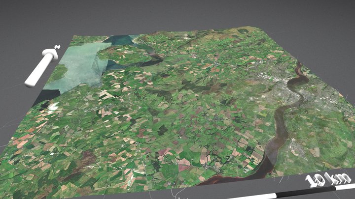 Strategic position of the Grianan of Aileach – Free 3D Model STL
