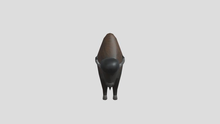 Bison 3D Model