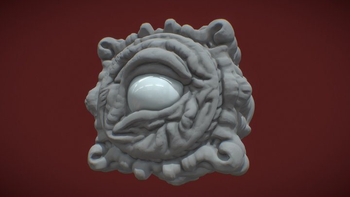 Elephant Eye 3D Model