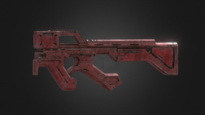 Scifi-Gun prop 3D Model