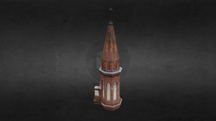 Kyritzer Rathaus, Eckturm 3D Model