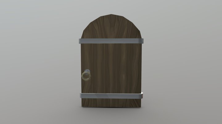 medieval door 3D Model