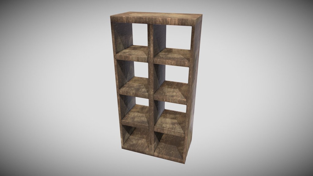Wooden office rack