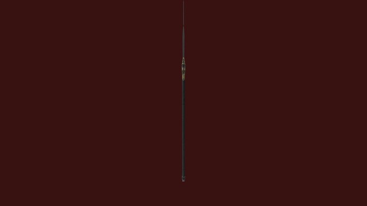 Guan Dao, College project Weapon 3D Model
