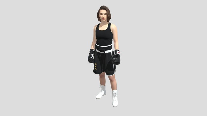 Determined Boxer – Kostenloses 3D-Modell STL
