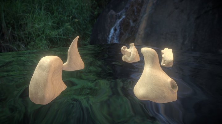 Cachoeira do Rio Bituri 3D Model