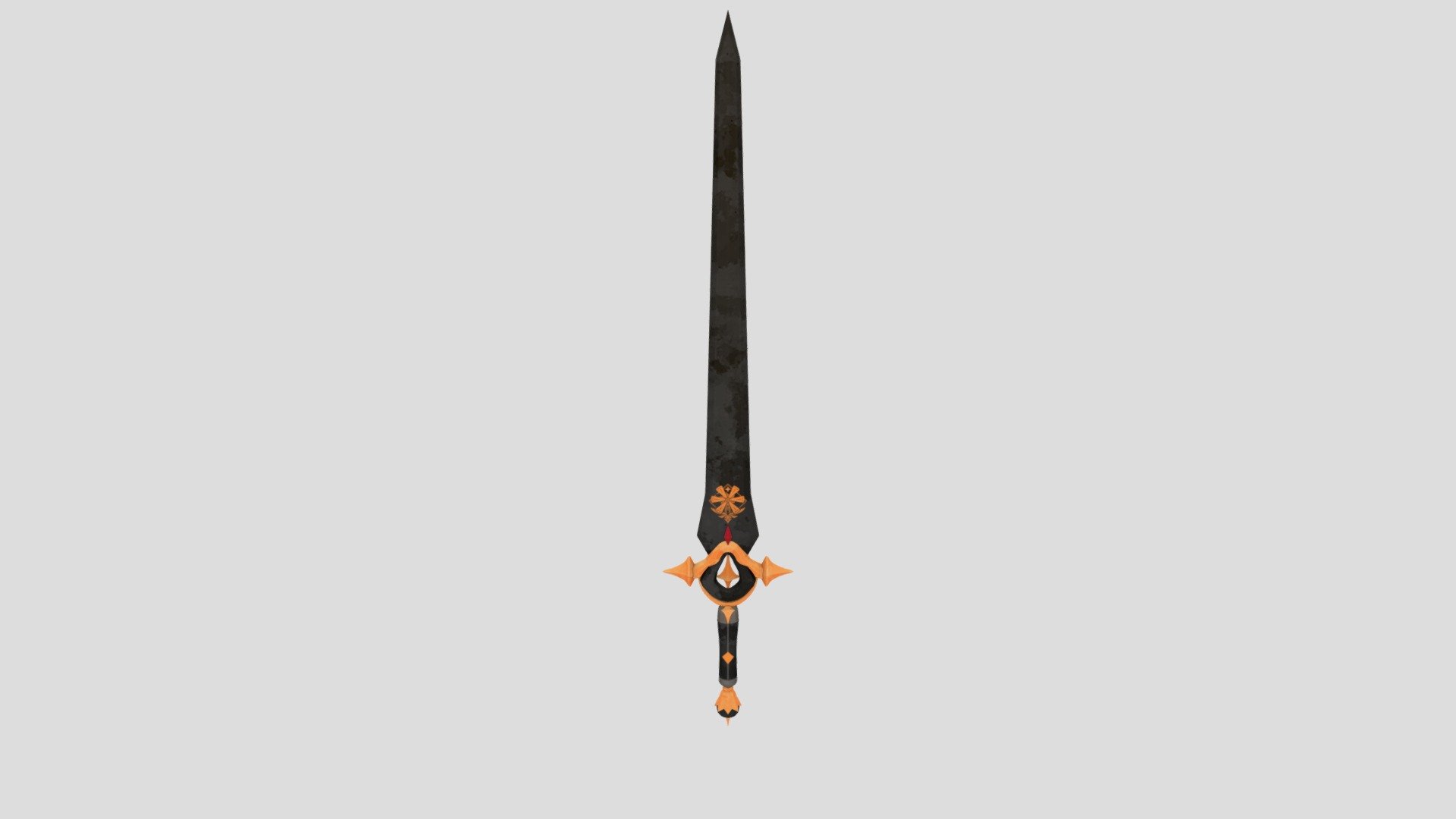 Aether Sword - Low Poly Genshin Impact's Weapon - 3D model by ...