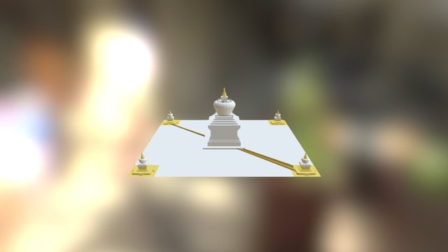 Stupa park 3D Model
