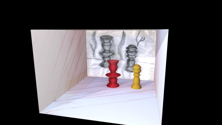 Draw vases 3D Model