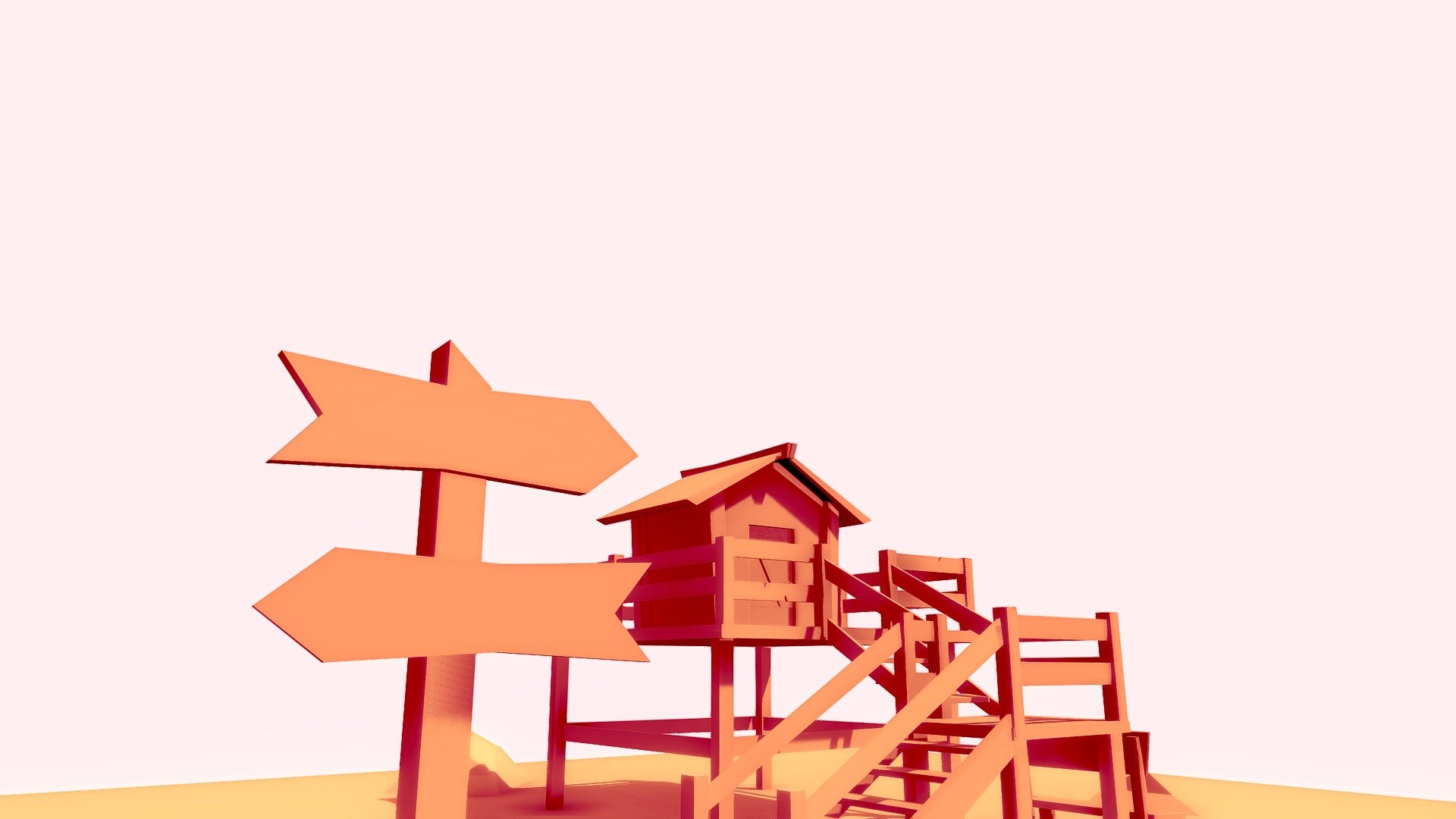 wood house