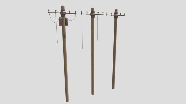 Poteau_PostApo 3D Model