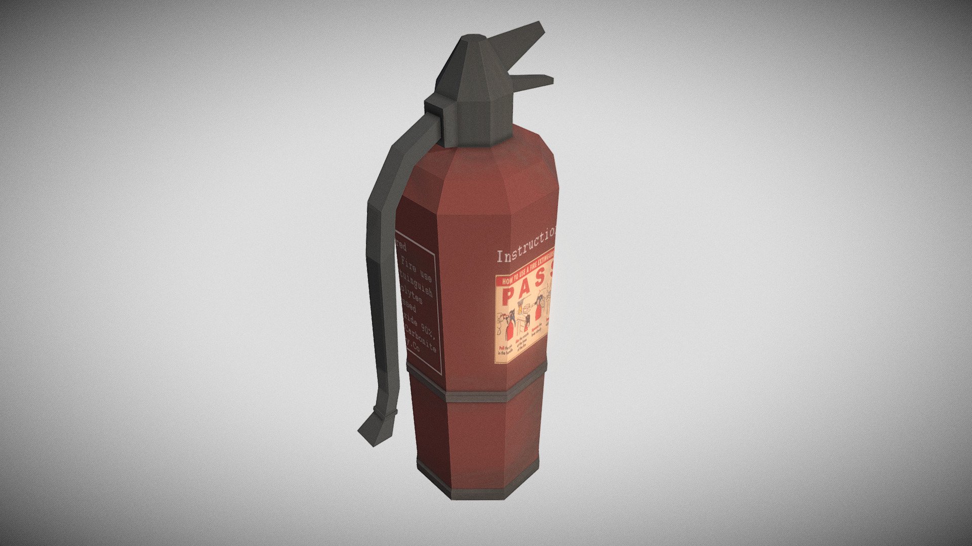 Fire Extinguisher - Download Free 3D model by wasabicats [e3316e8 ...